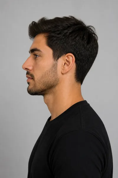 Exemplo de foto de perfil usada na análise Hairis